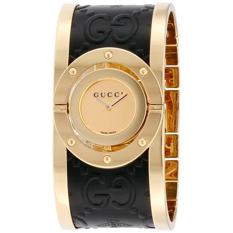 white gold gucci bangle watch|vintage Gucci gold bangle watch.